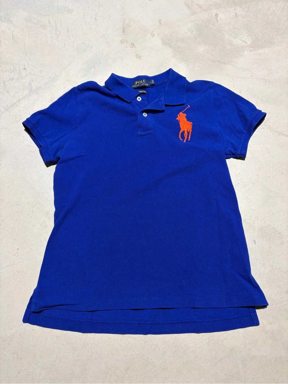 Polo by Ralph Lauren Boys' Royal Blue Polo Shirt big pony large